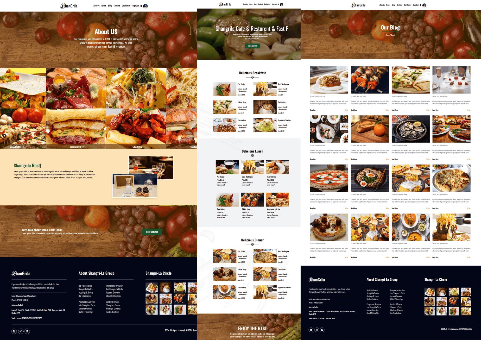 ShanGrila - Front-End-Projects